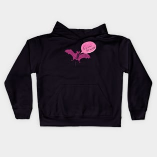 Pink Bat Kids Hoodie